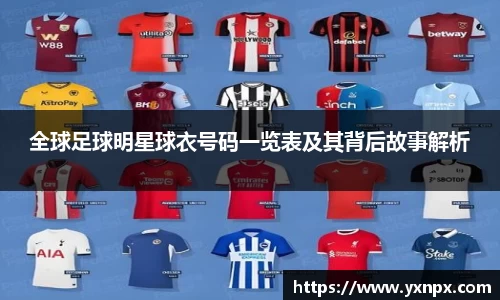 全球足球明星球衣号码一览表及其背后故事解析